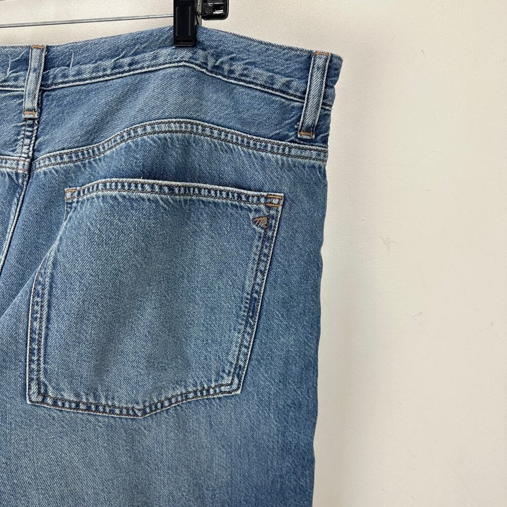 Madewell Tall Low Slung Baggy Jeans Airy Denim Pickett Wash Blue US 32T NWT - Picture 11 of 15